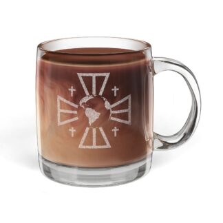 Engraved Glass Coffee Mug