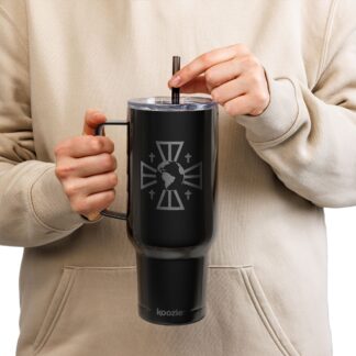 Engraved Insulated Tumbler with Lid & Straw 40oz