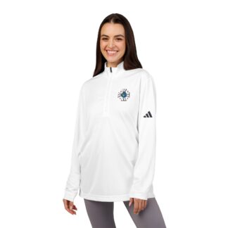 adidas® A401 Quarter‑Zip Pullover