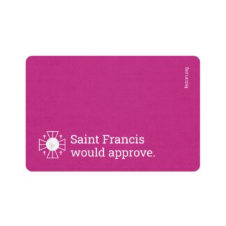 Pet Food Mat - Saint Francis Would Approve - Bubbles Edition