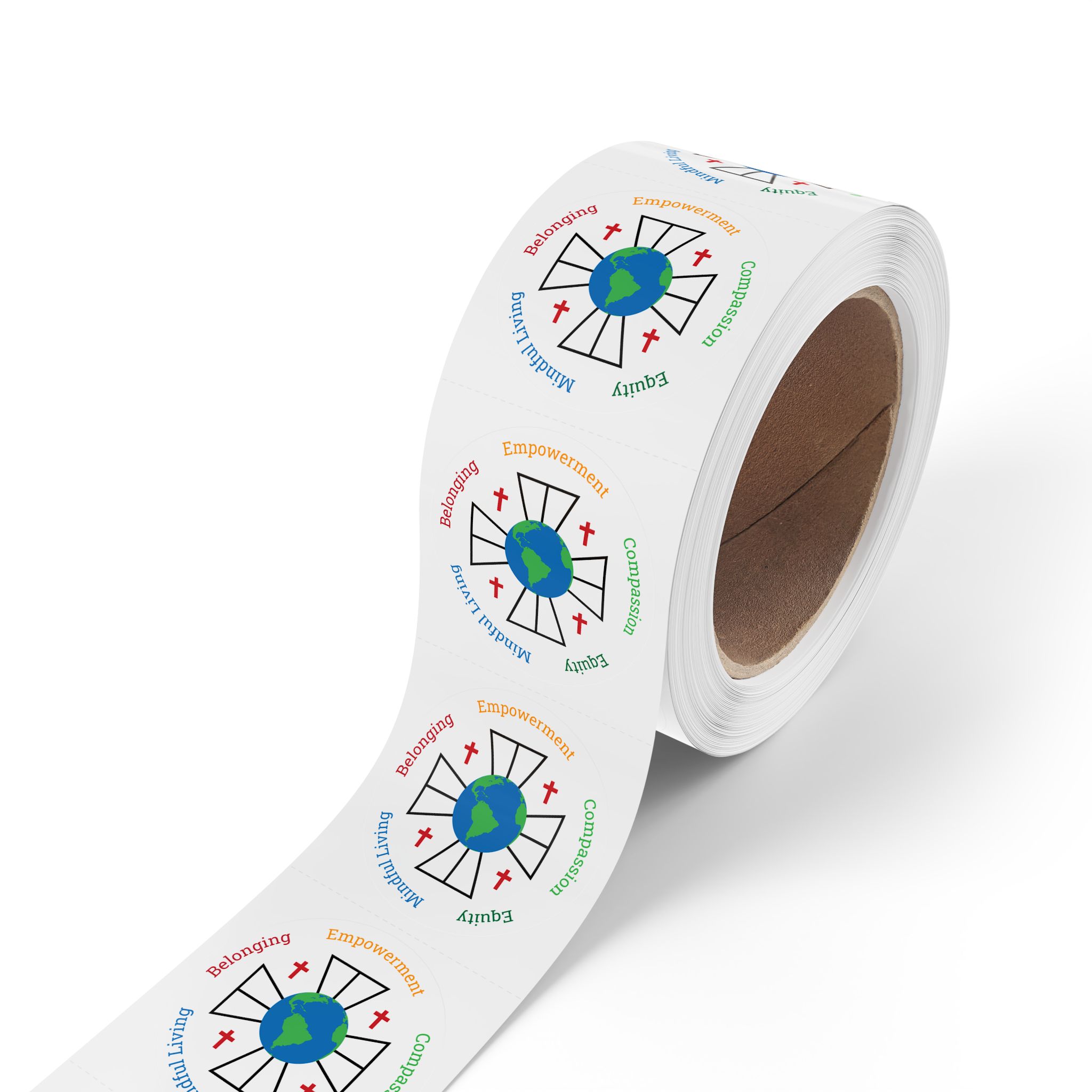 Round Sticker Label Roll