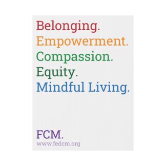 FCM Core Values Series Yard Sign