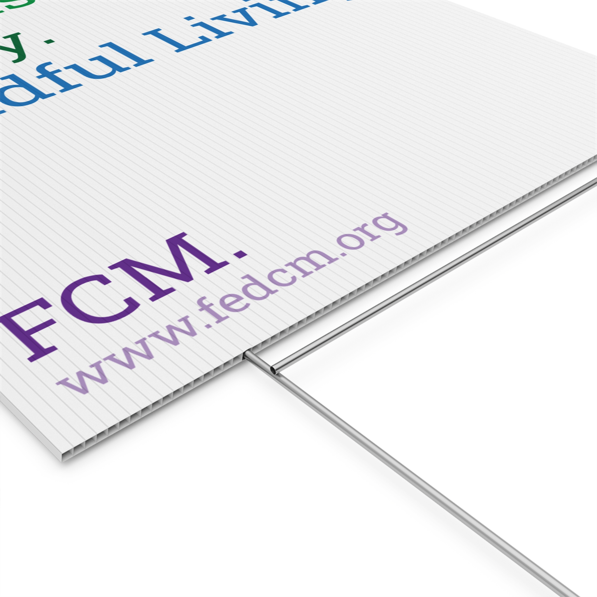 FCM Core Values Series Yard Sign - Image 4