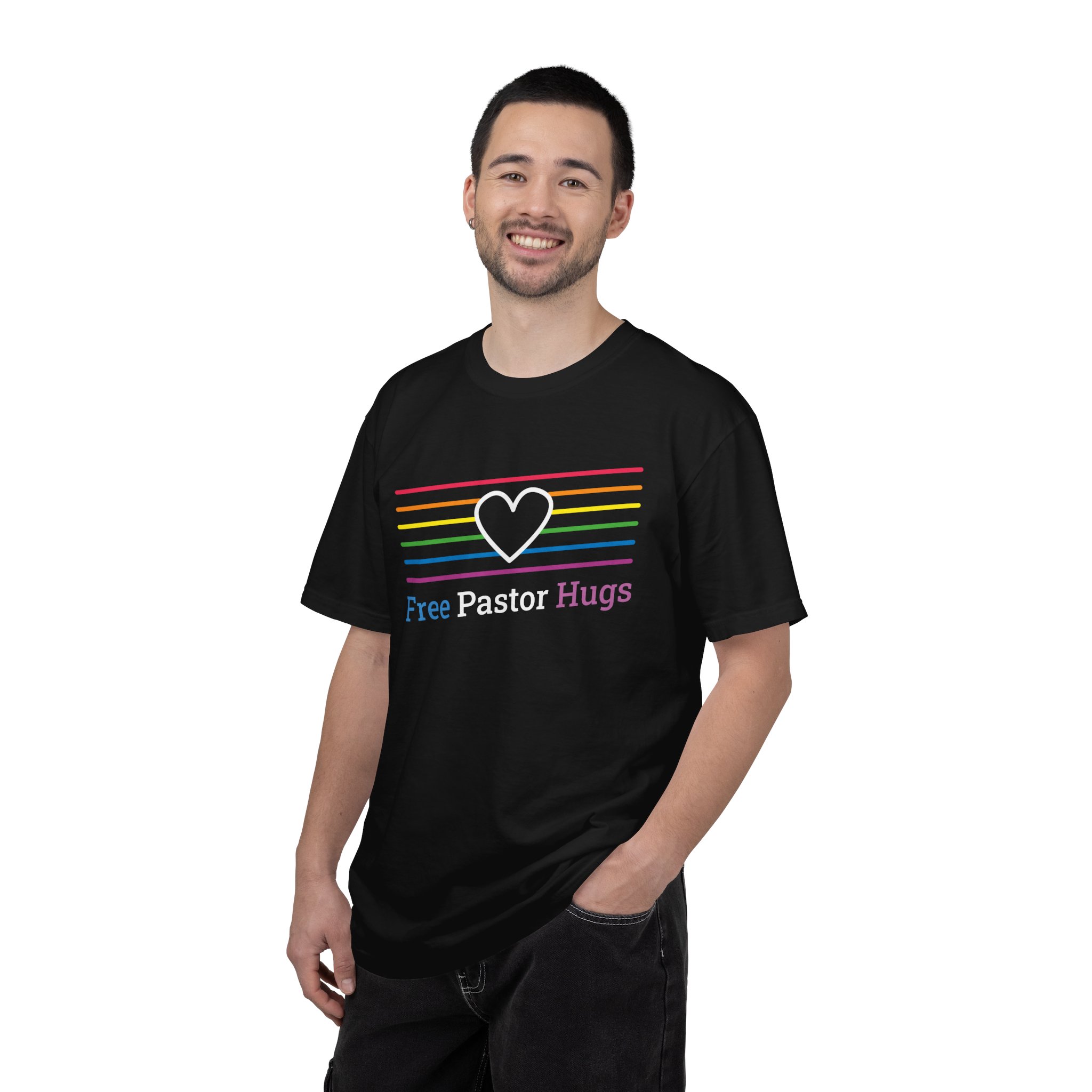 "Free Pastor Hugs" Pride T-Shirt