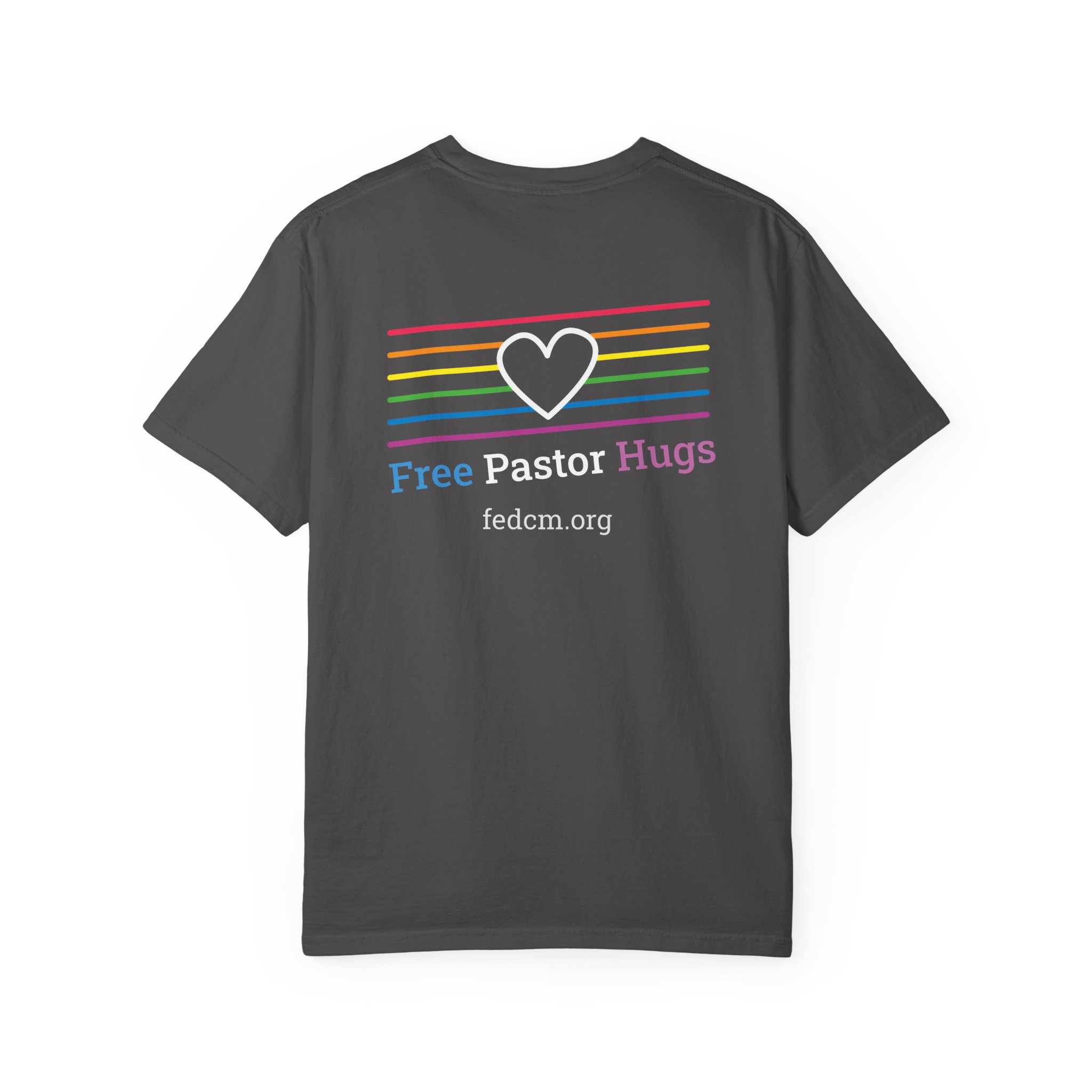 "Free Pastor Hugs" Pride T-Shirt - Image 17