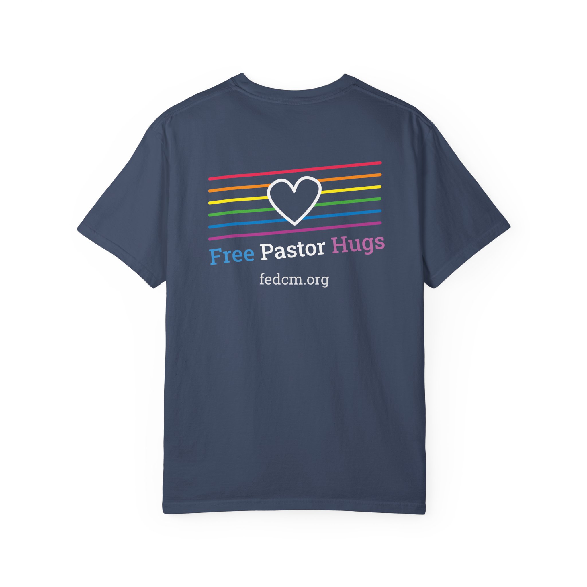 "Free Pastor Hugs" Pride T-Shirt - Image 7