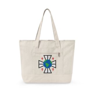 Zippered Canvas Tote