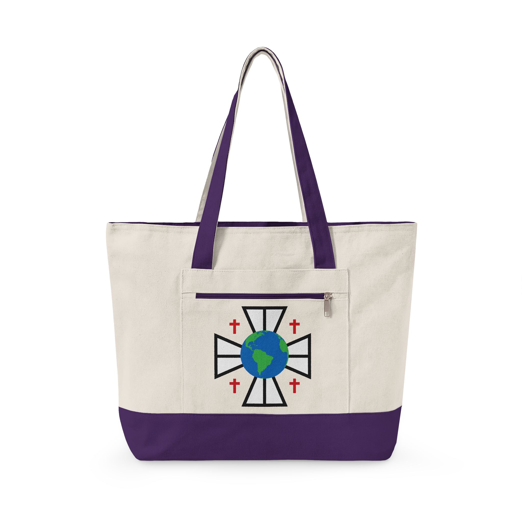 Zippered Canvas Tote - Image 7