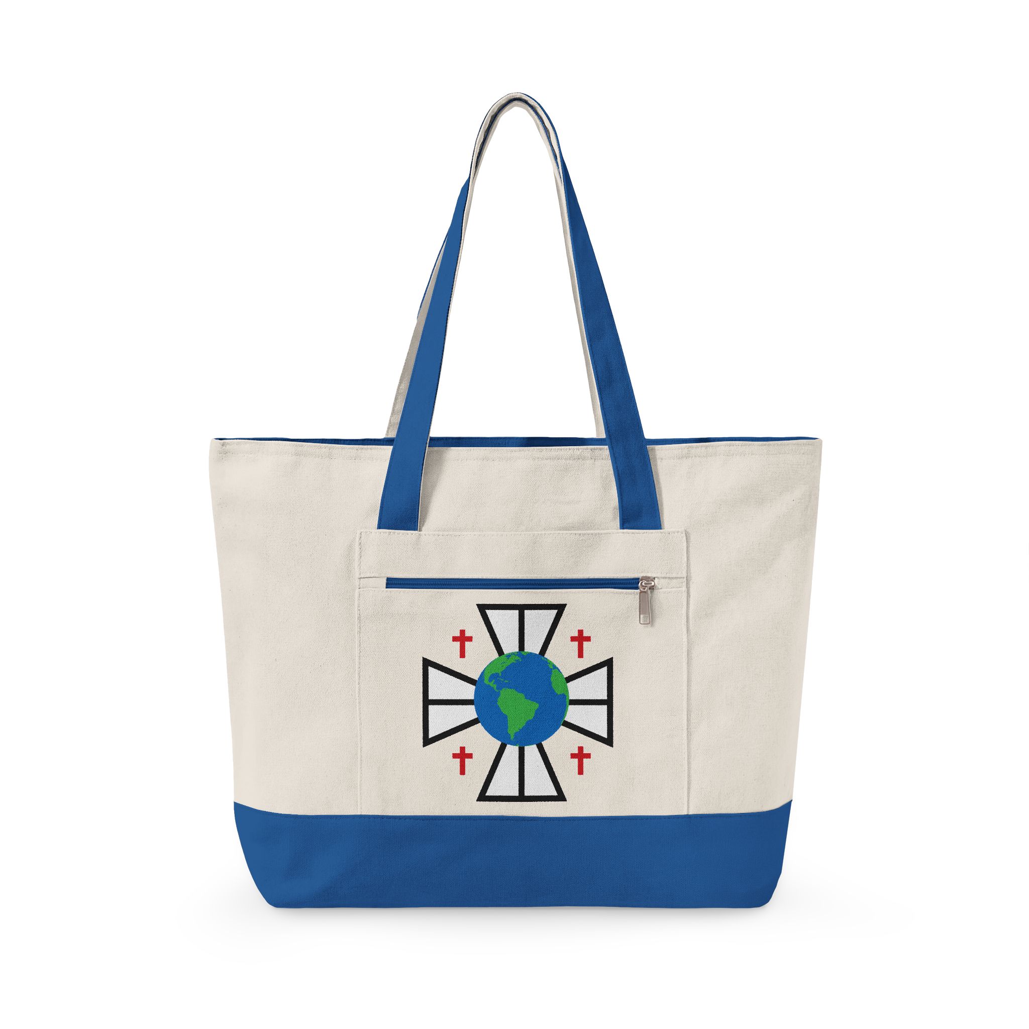 Zippered Canvas Tote - Image 5