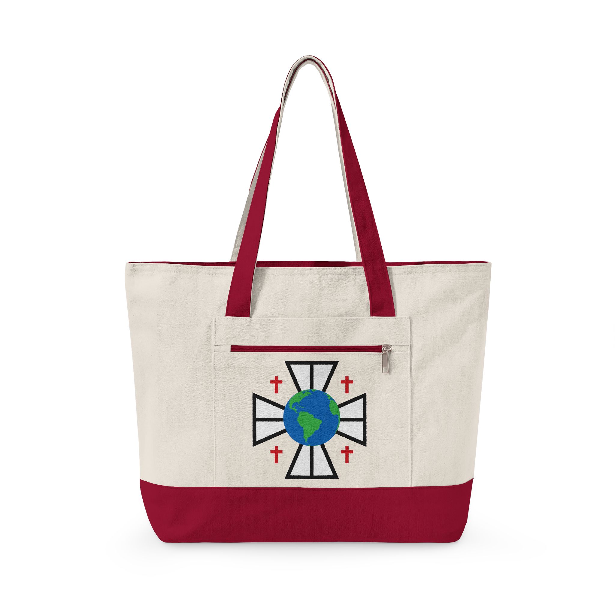 Zippered Canvas Tote - Image 11